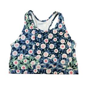 Free Assembly Floral Racerback Sports Bra XL 14/16